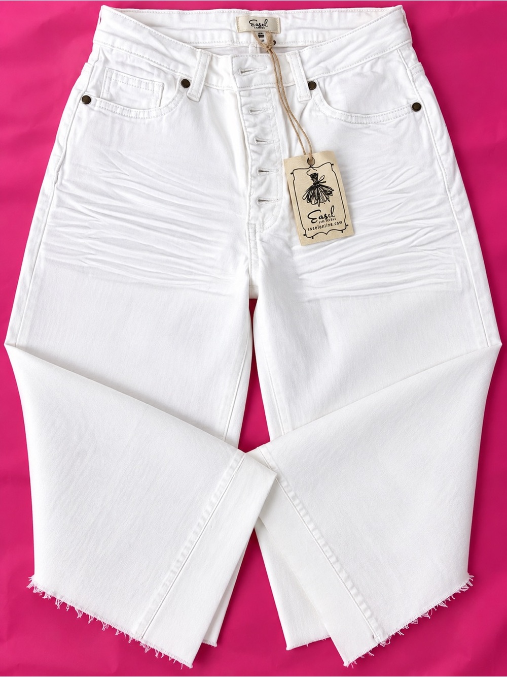 Easel White Jeans